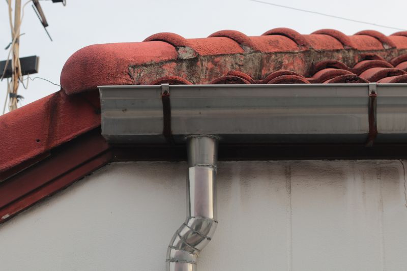 Galvanized Gutter Installation detail