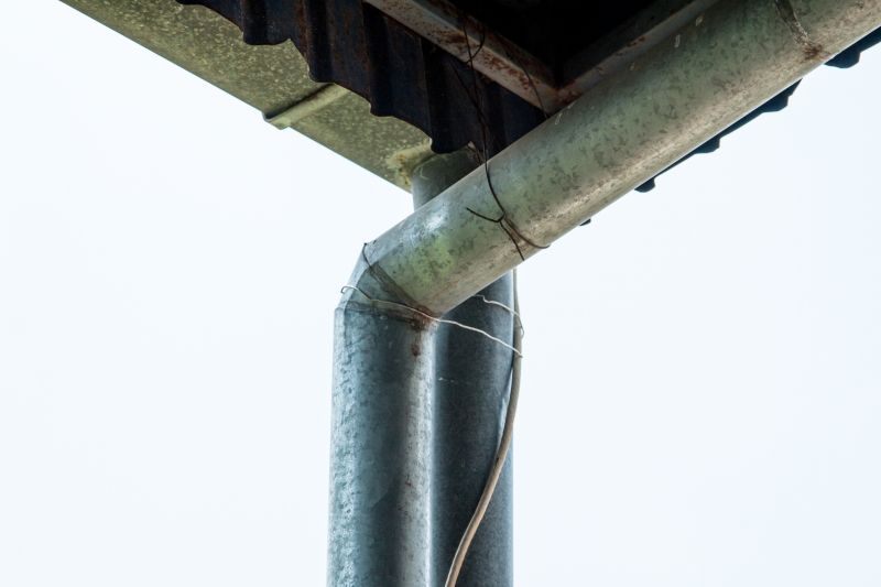 Industrial Gutter Installation detail